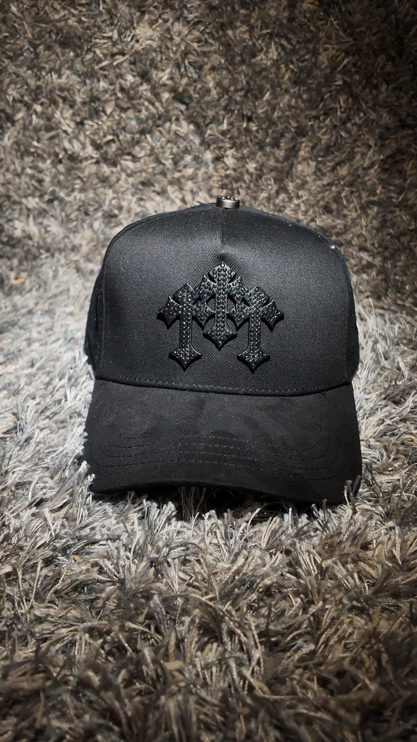 Barbas Hats CRUCES CHROME BLACKOUT